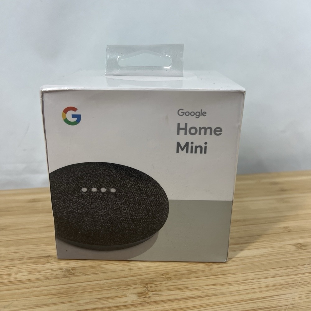 Google Home Mini 1st Gen Smart Speaker Charcoal GA00216-US New Sealed